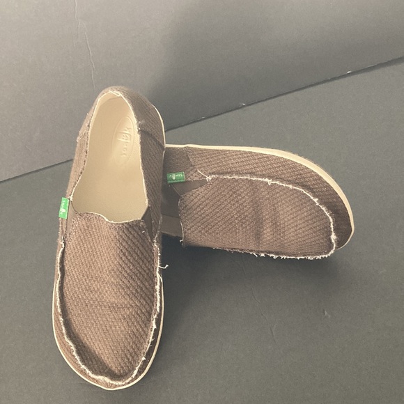 2 for $30 SANUK Shoes Rounder Hobo Mesh Men's Slip on Shoes Brown Men’s Size 8 - Picture 2 of 9